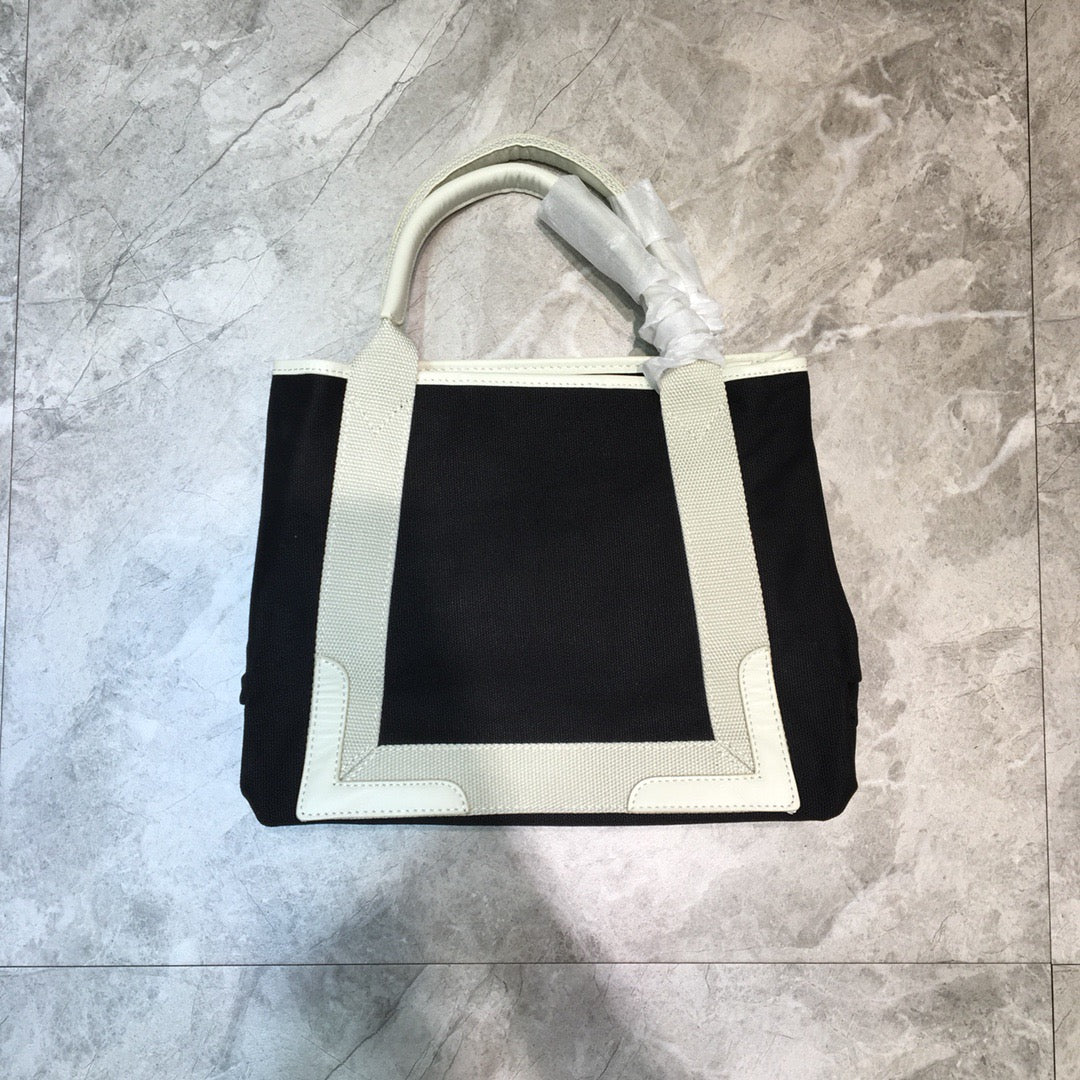 Balen Navy XS Tote Bag In Black, For Women,  Bags 12.6in/32cm