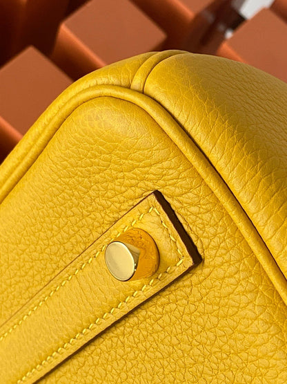 HM Birkin Nata Swift Yellow For Women Gold Toned Hardware 10in/25cm