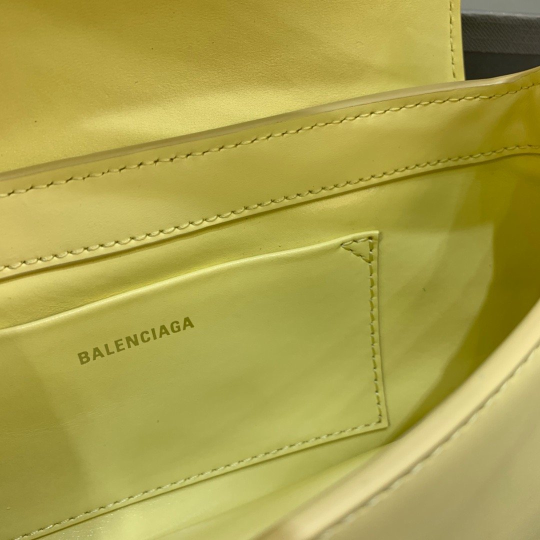 Balen XX Small Flap Bag Box Yellow, For Women,  Bags 10.6in/27cm 6956452109A7408
