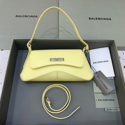 Balen XX Small Flap Bag Box Yellow, For Women,  Bags 10.6in/27cm 6956452109A7408