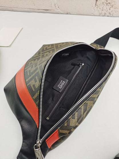 FI Belt Bag Khaki/Orange For Men, Men&#8217;s Bags 18.1in/46cm FF 7VA434