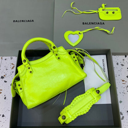Balen Neo Cagole XS Handbag In Light Green, For Women,  Bags 10.2in/26cm